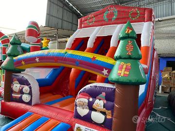 SCIVOLO GONFIABILE NATALIZIO - gonfiabile natale