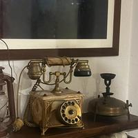Telefono Antico in Marmo Vintage