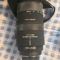 teleobiettivo Sigma 120-400