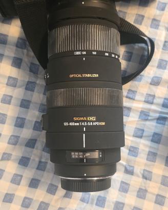 teleobiettivo Sigma 120-400