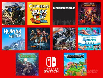 Console Nintendo Switch con 10 giochi in dotazione