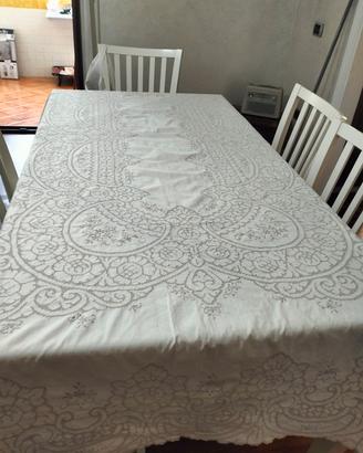 tovaglia in sfilato siciliano 
