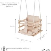 Altalena per bambini, Seggiolino in legno da casa