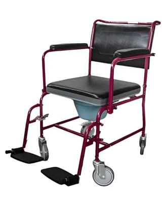 Sedia a rotelle con wc