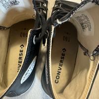 Converse Alte in Pelle Nera