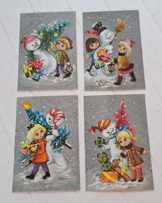 cartoline  vintage natale 