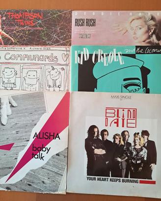 6  Dischi  Mix  12"  originali  anni  80
