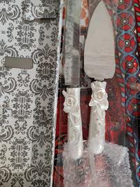 set taglio torta sposi