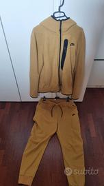Tuta Nike Tech felpa + pantalone, gialla, taglia L