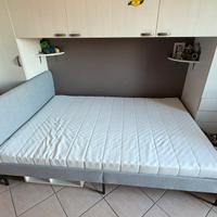 Letto Slattum Ikea con materasso