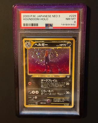 Houndoom neo 3 jap psa 8