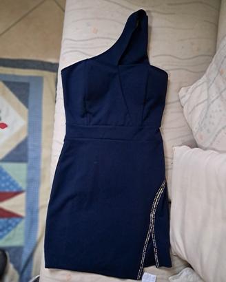 vestitino monospalla Blu