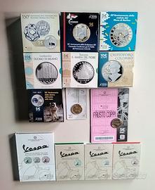 Collezione completa commemorative ITALIA 2019