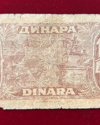 Banconota Storica 25 Para (1/4 Dinaro) 1921