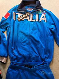 Tuta uomo training nuova Robe di Kappa "Italia"