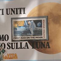 The First Man on the Moon francobollo