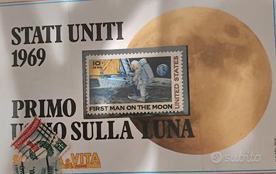 The First Man on the Moon francobollo