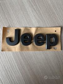 Stemma emblema adesivo scritta JEEP ORIGINALE