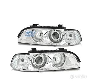FARI BMW E39 95-03 XENON ANGEL EYES FONDO CROMATO