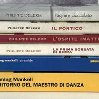 Libri di Henning Mankell e Philippe Delerm