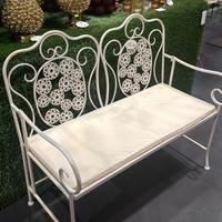 Panca da giardino con cuscinetto impermeabile