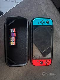 nintendo switch oled + 6 giochi
