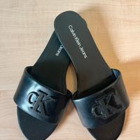 Ciabatte nere Calvin Klein