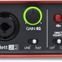 SCHEDA AUDIO 2I2 SCARLETT (PRIMA GENERAZIONE)