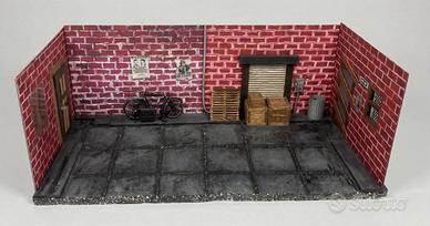 Diorama 1:12  vicolo urbano per action figure