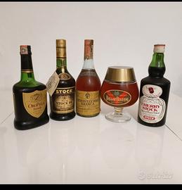 bottiglie da collezione lotto brandy storici