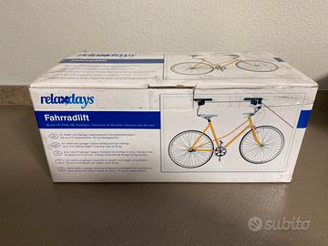 Supporto sollevamento bicicletta da soffitto