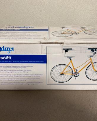 Supporto sollevamento bicicletta da soffitto