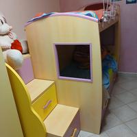 Letto a Castello con Cassettoni