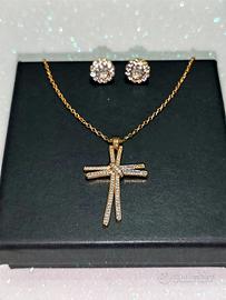 Set Collana Acciaio e orecchini coordinati 