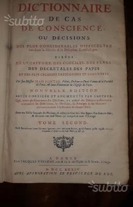 Libro antico 1734