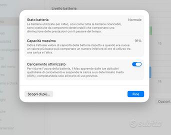 MacBook air M1 2020 256gb Grigio Siderale 