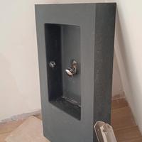 splendido lavabo 90×50 in gres finitura pietra 