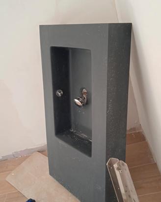splendido lavabo 90×50 in gres finitura pietra 