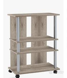 Mobiletto tv con rotelle 65x85x40