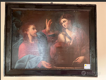 ESCLUSIVoperaARTEolioTELA"CRISTOeSAMARITANA"del600