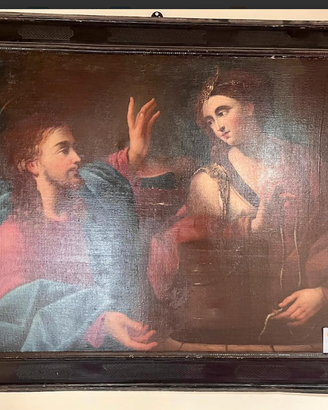 ESCLUSIVoperaARTEolioTELA"CRISTOeSAMARITANA"del600