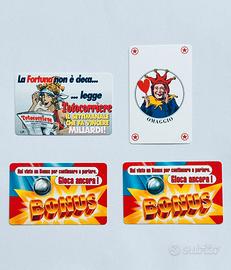 4 schede telefoniche Totocorriere Jolly Bonus