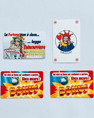 4 schede telefoniche Totocorriere Jolly Bonus
