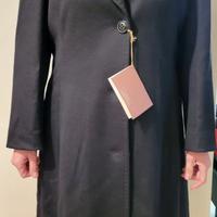 Cappotto donna nuovo in tessuto Loro Piana lana