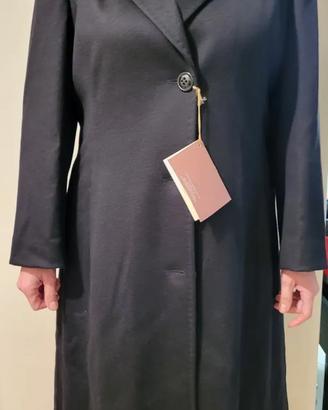 Cappotto donna nuovo in tessuto Loro Piana lana
