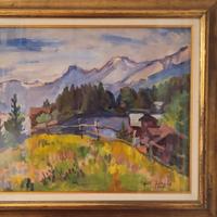 quadro pittore milanese Alfredo Beltrame