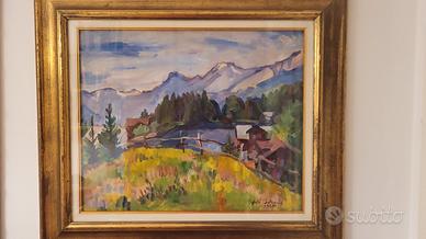 quadro pittore milanese Alfredo Beltrame