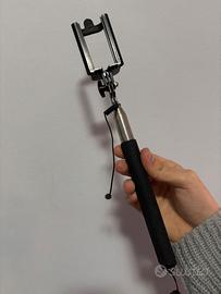 Bastone per selfie con cavo jack, telescopico