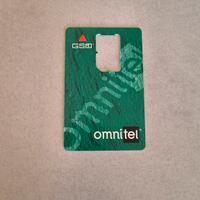 scheda porta SIM Omnitel anno 2000