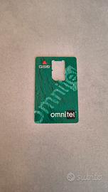 scheda porta SIM Omnitel anno 2000